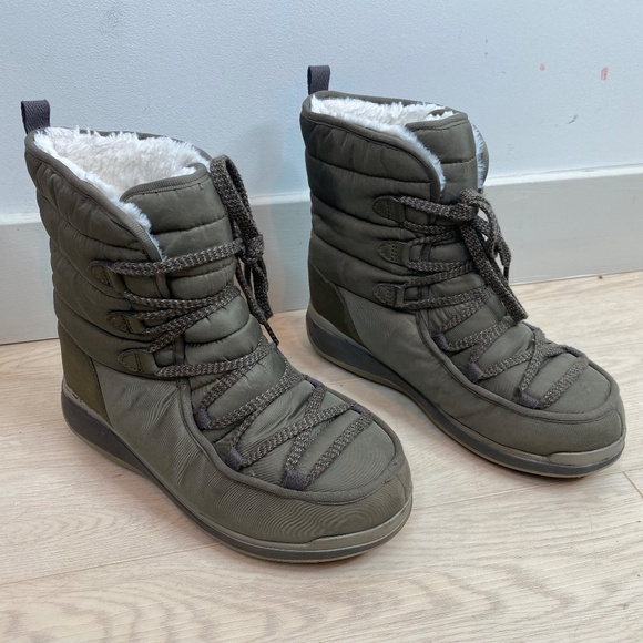 Merrell Snow Boot 6.5 Snowcreek Leather Insulated Waterproof Winter Snow Rain - Picture 3 of 10